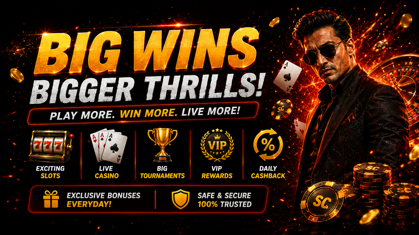 Big Wins Bigger Thrills